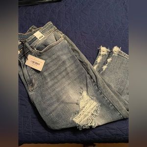 Brand New Judy Blue Distressed Capri